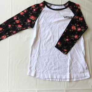 Vans Floral Baseball Tee